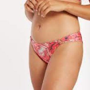 Volcom Pink Floral Bikini Bottom